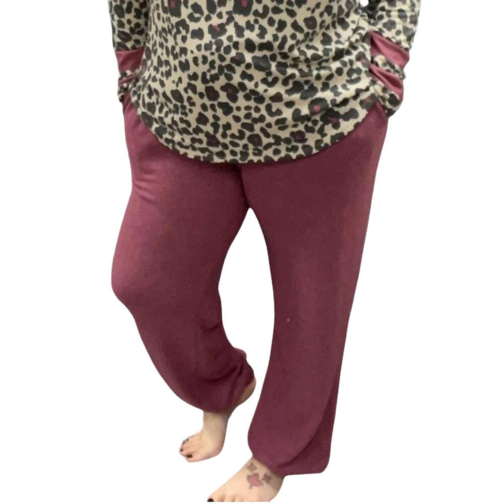 NEW HONEYME pullover jogger in mauve